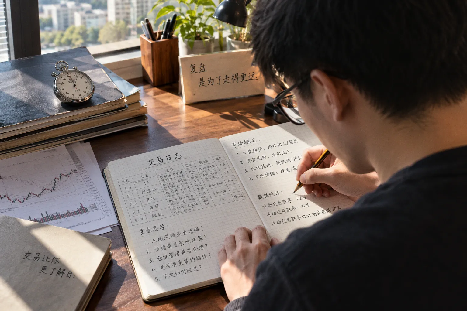 交易员复盘笔记:从情绪记录到决策逻辑的结构化拆解