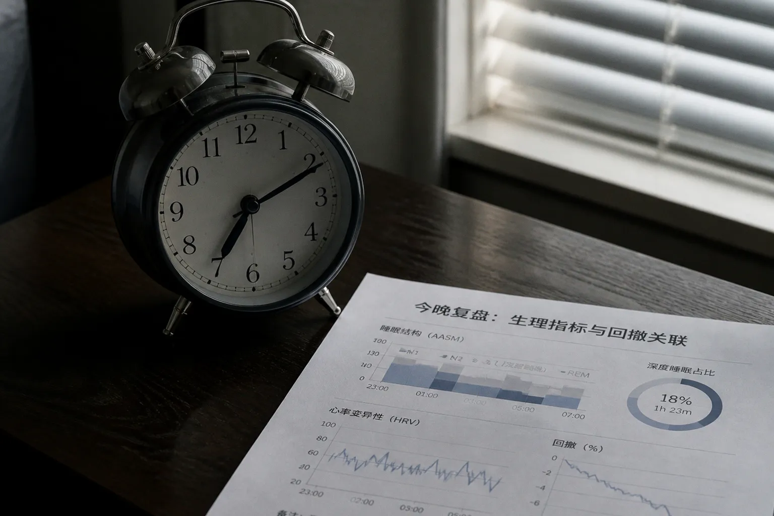 交易员深度睡眠与日内决策质量:今晚复盘厘清的生理指标与回撤关联